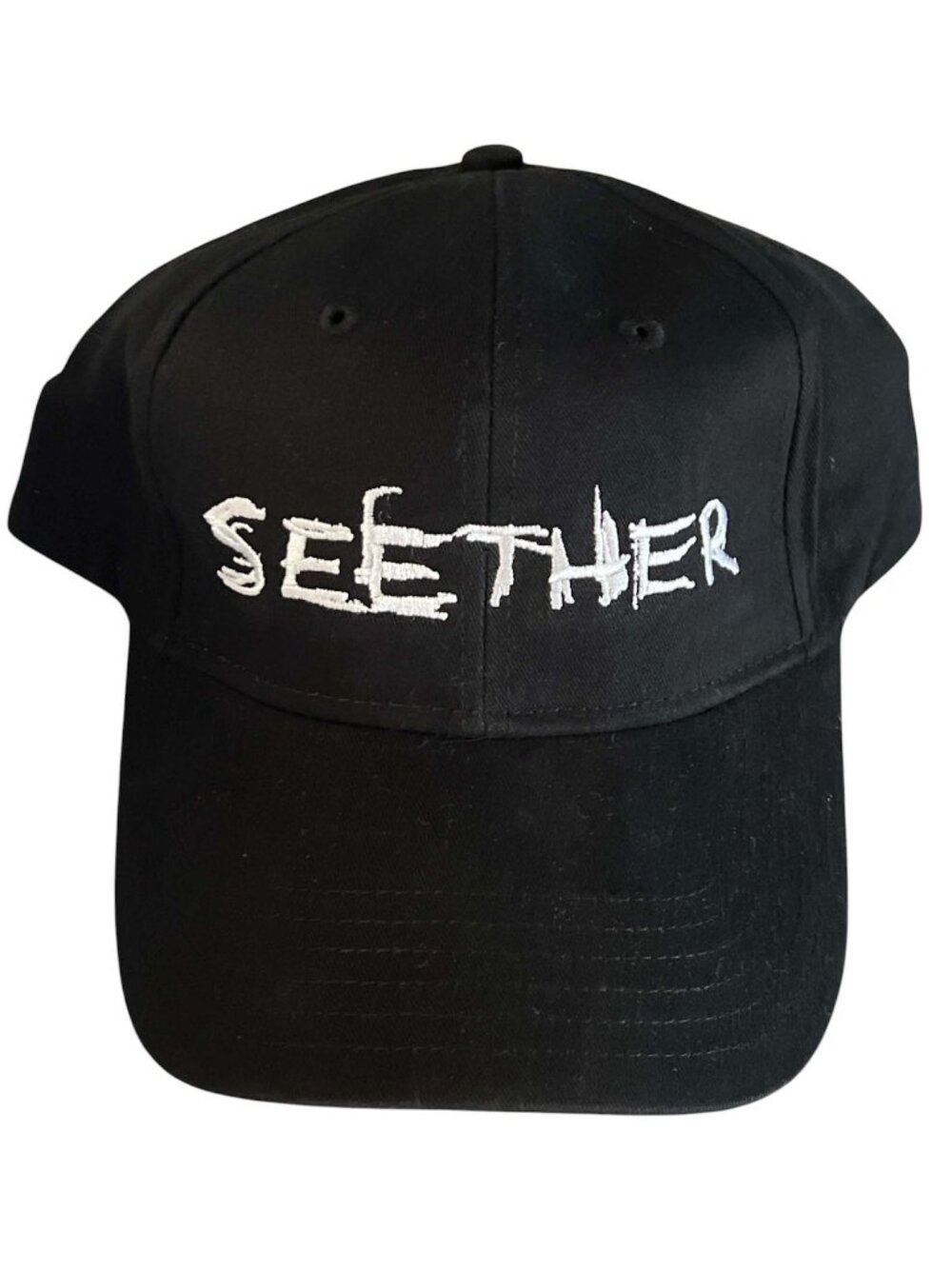 New SEETHER Music Band Black Snapback Baseball Hat Cap Black Adjustable Rock